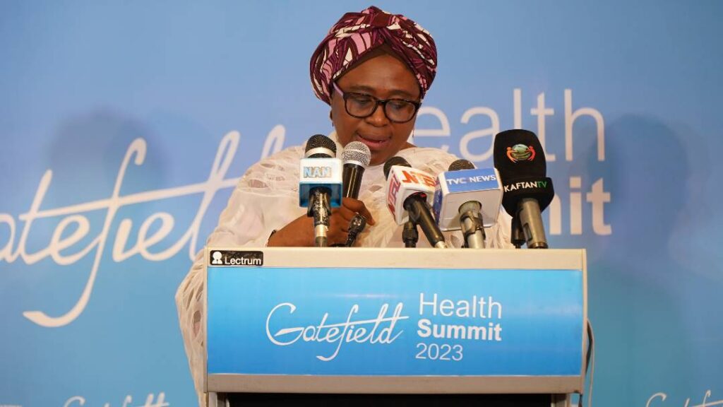 Dr Salma Anas (Special Adviser to the President on Health) at the Gatefield health summit